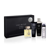 Armaf Club De Nuit Classic Gift Set - 105ML EDT Spray + 100ML Shower Gel + 250ML Shampoo + 50ML Perfume Body Spray (Men)